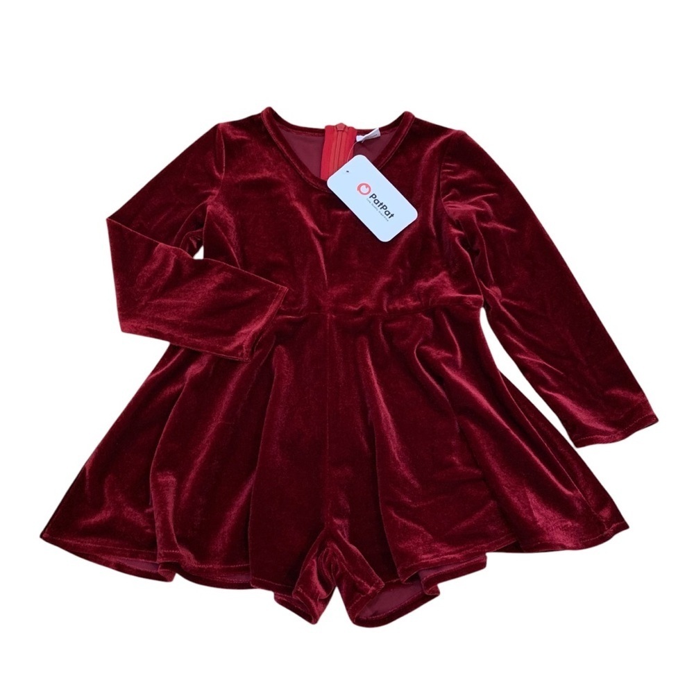 Pat Pat girls 3‎ Y Red Velvet Dress